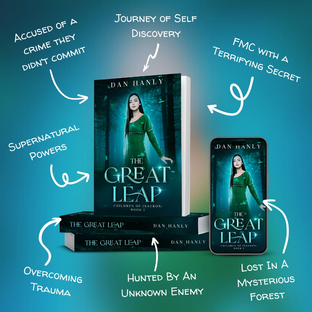 danhanly's tweet photo. The Great Leap by Dan Hanly
Banished into the wilderness for a crime they didn't commit, four teenagers must learn to survive. whilst keeping their blossoming magical abilities hidden from a cunning, deceptive enemy
https://t.co/d7zUUxRFmq
#kindleunlimited #kindlesale #fantasy https://t.co/NVsySWeeHE