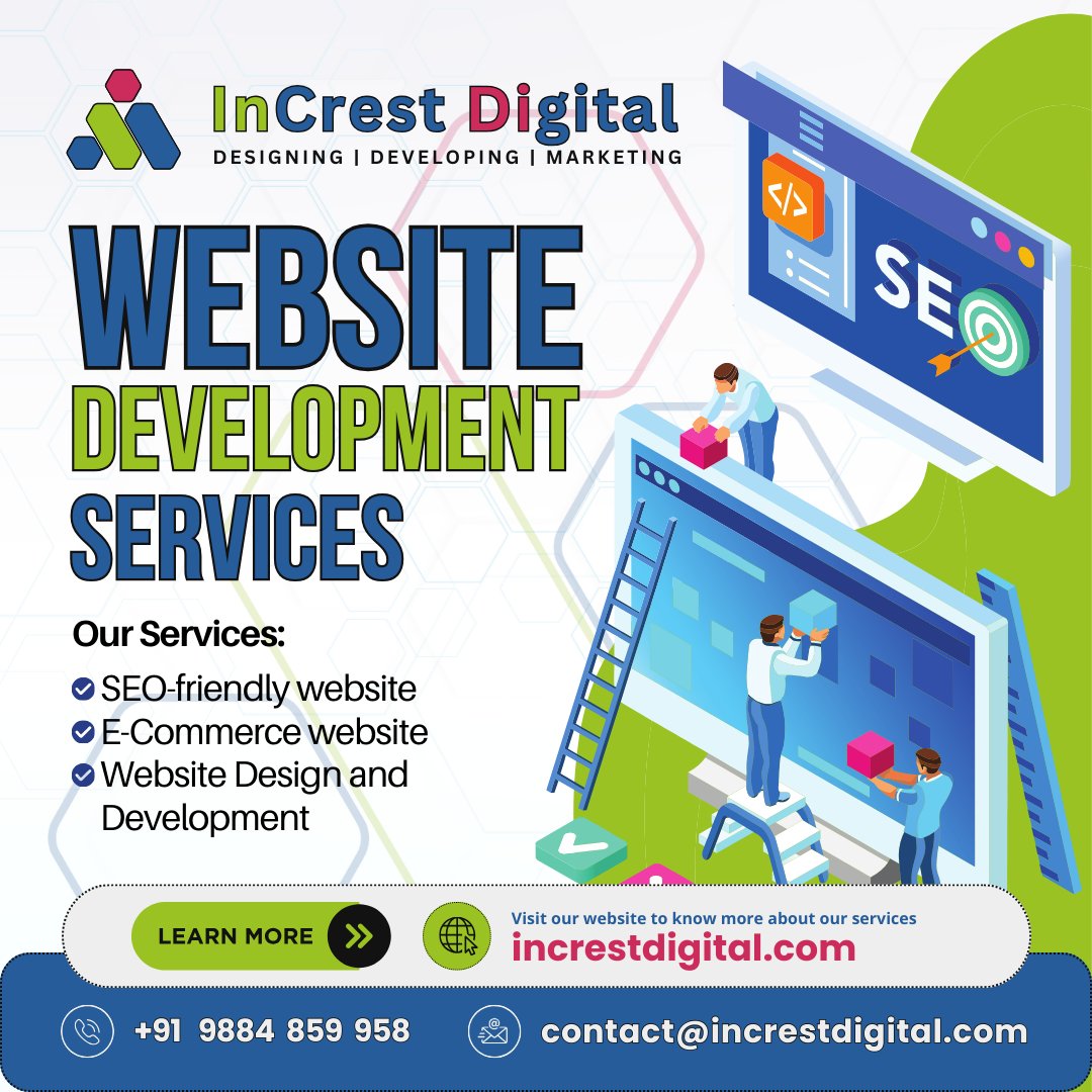IncrestDigital's tweet photo. Boost your online presence with our professional website development services. We create fast, secure, and user-friendly websites tailored to your business needs.

#InCresting #InCrestDigital #WebDevelopment #WebsiteDevelopment #ResponsiveWebDevelopment #MobileWebsiteDevelopment https://t.co/bc80OABgjH