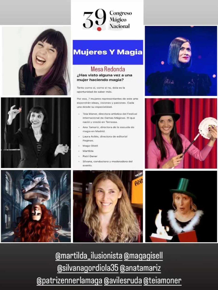 _ Mujeres y Magia _ 
Mesa redonda en el 39° Congreso Nacional de Magia