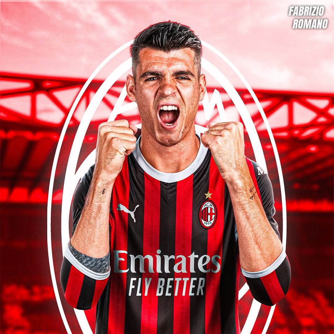 FabrizioRomano's tweet photo. 🔴⚫️🇪🇸 Zlatan Ibrahimović has been pushing a lot to bring Álvaro Morata to AC Milan as favorite option.

Negotiations for other strikers linked like Lukaku were never advanced as Milan board, especially Ibrahimovic, strongly wanted Morata.

Several calls took place. 📲 https://t.co/Je7c2Ph2ve