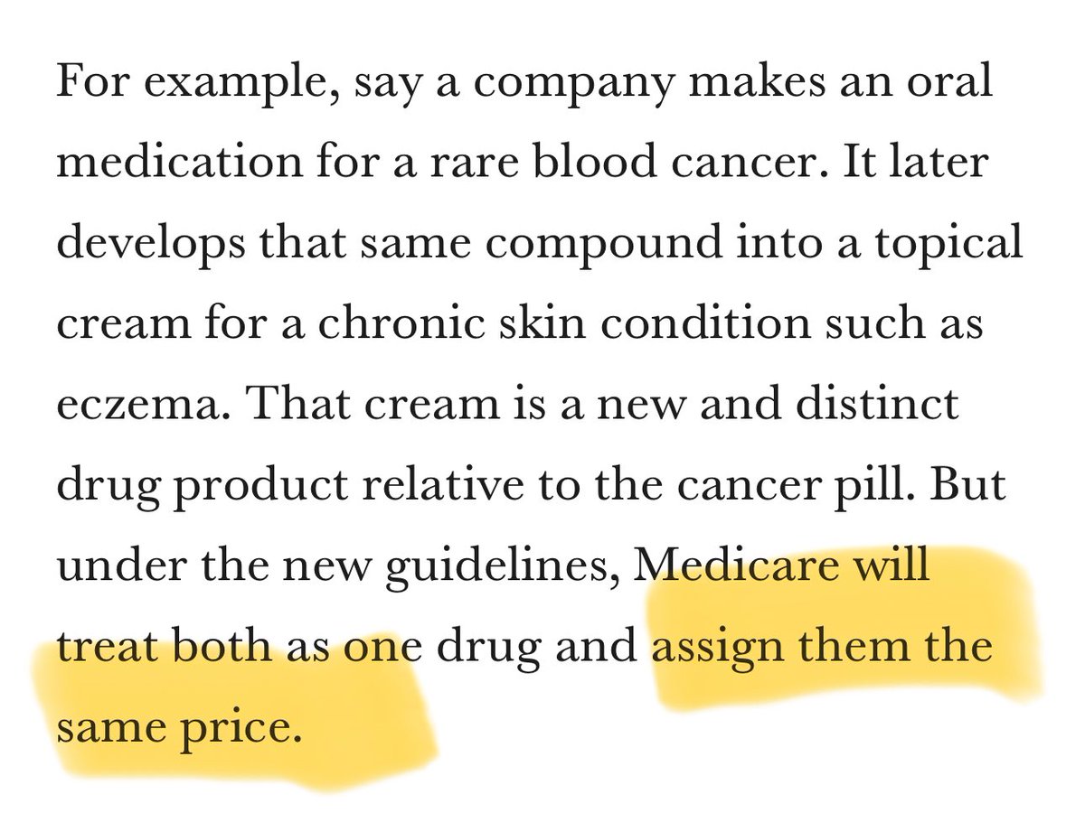 Hmm, not sure Peter Rheinstein actually read the <a href="/CMSGov/">CMSGov</a> ref’s on this. I get that <a href="/statnews/">STAT</a> is wants a diverse group of options, but something like this should still be fact checked. 

statnews.com/2024/07/15/med…