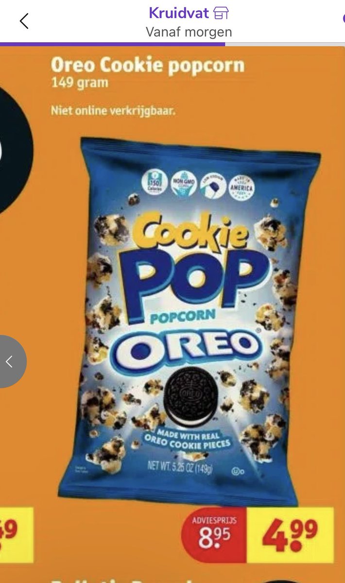 Suwanda7's tweet image. Voor de zotte , 5 € ( inplaats van 8,95 € ) voor een zakje popcorn 🤦🏾‍♀️🥴 #Kruidvat