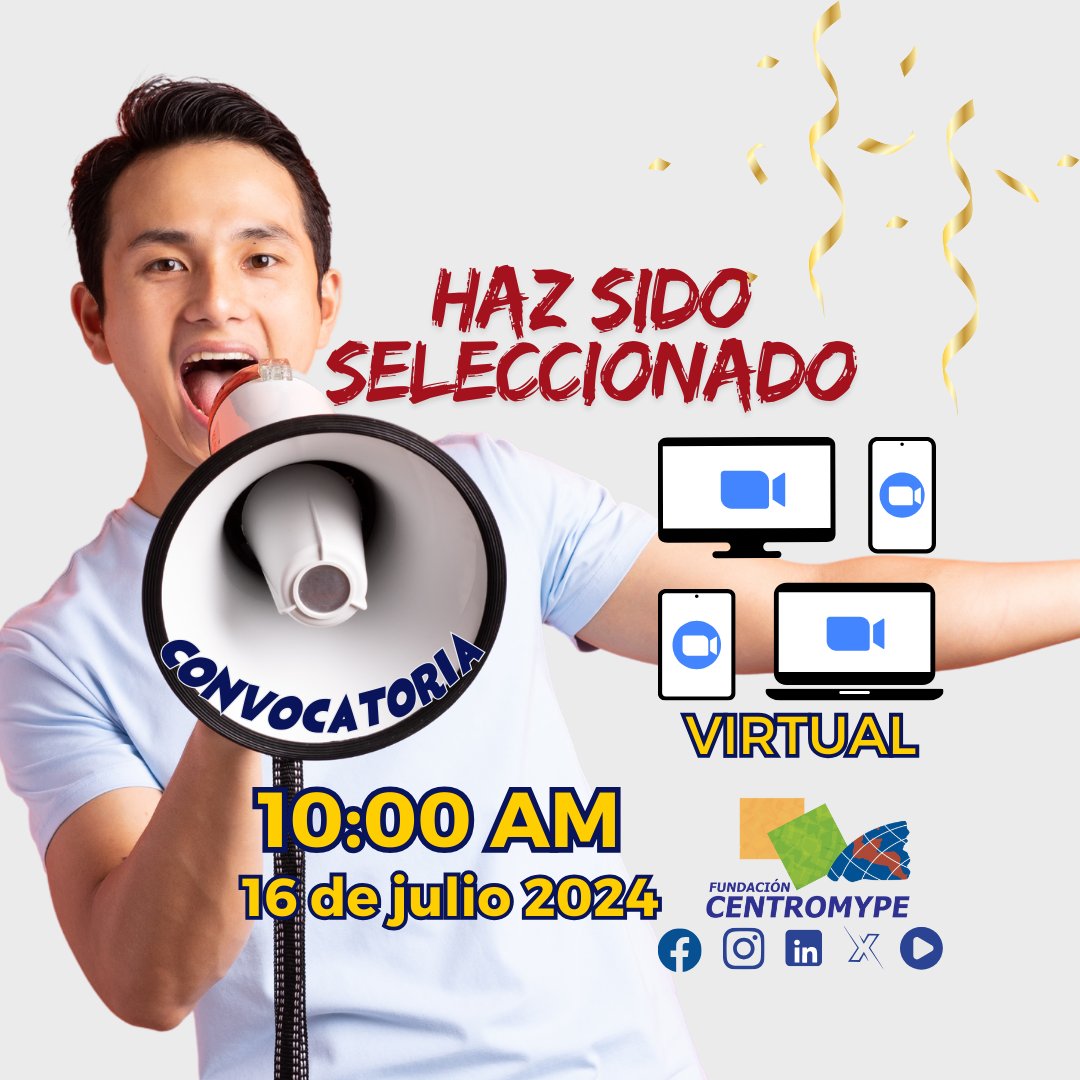 Para quienes participaron de la elección a Asesoría Técnica Especializada, si recibes un mensaje en tu correo o WhatsApp, TE ESPERAMOS! este
Martes 16 de JULIO
10:00 am
Vía Zoom 

Gracias por participar, sigue pendiente de más actividades PRONTO...