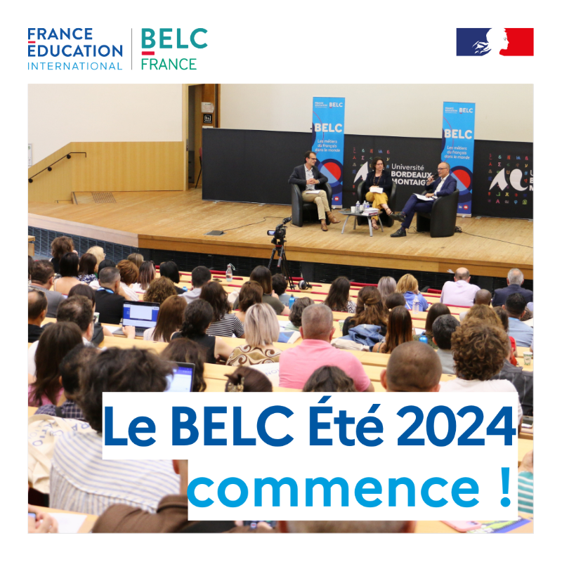 FEI_sevres's tweet photo. La 56e édition du BELC Été débute aujourd'hui et se déroule pour la première fois dans la ville de Bordeaux.

👨‍🎓👩‍🎓 Les acteurs de la diffusion du français dans le monde se réunissent une fois de plus pour participer à cette nouvelle édition du #BELC @belcfei

#BELC #Bordeaux #FLE