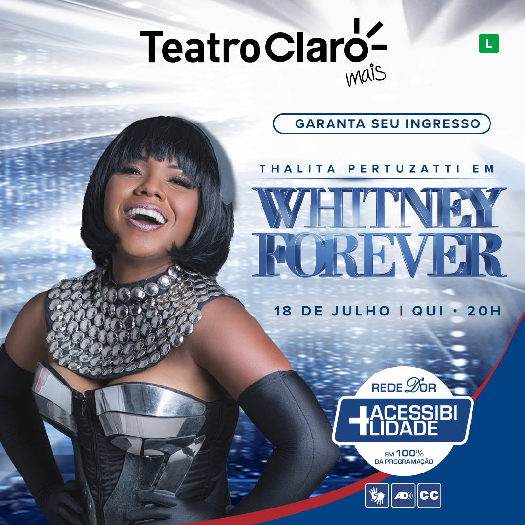 Thalita Pertuzatti está de volta com o espetáculo "Whitney Forever" o maior tributo à diva Whitney Houston de todos os tempos. 🎶 

📆 18 de JULHO • Qui às 20h  

🎟️ Ingresso: uhuu.com/evento/rj/rio-…