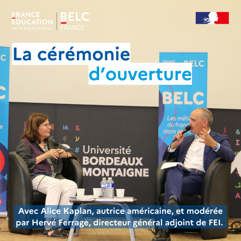 FEI_sevres's tweet photo. La 56e édition du BELC Été débute aujourd'hui et se déroule pour la première fois dans la ville de Bordeaux.

👨‍🎓👩‍🎓 Les acteurs de la diffusion du français dans le monde se réunissent une fois de plus pour participer à cette nouvelle édition du #BELC @belcfei

#BELC #Bordeaux #FLE