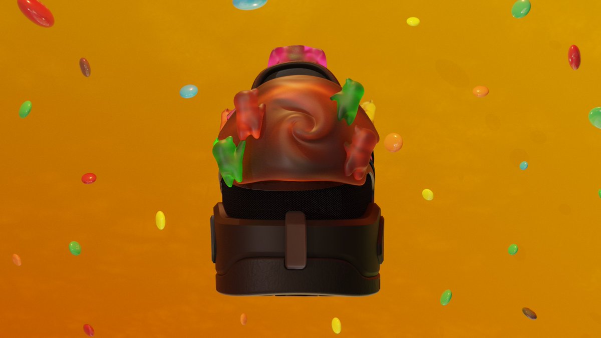 nonfungiblehmn's tweet photo. Check out my custom design for the #DUNKMODSCHALLENGE challenge!🎨👟
Featuring vibrant colors and playful gummy bear accents, my creation adds a sweet twist to the iconic Dunk.🍬✨

Ready to bring some candy vibes to the sneaker game? Let's make it happen!

@RTFKT @RTFKTcreators https://t.co/ouMgK0XJ26