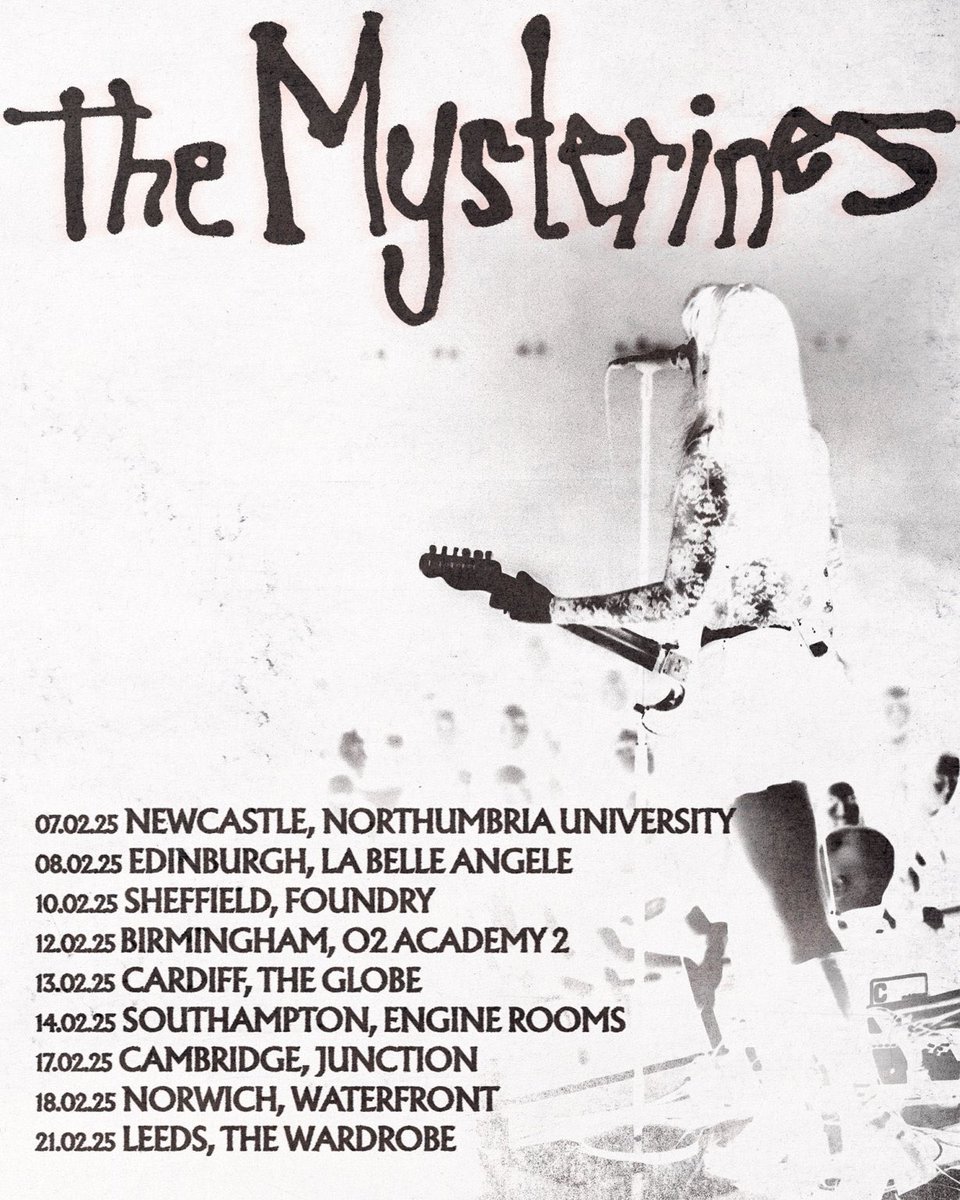 TheMysterines's tweet photo. Where are you coming to see us in February 2025? ♥️

https://t.co/q6O1DQ8Cqw https://t.co/SA5uGDKiQW