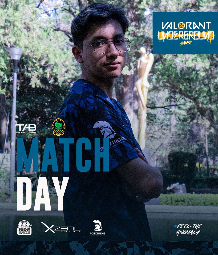 TAB_Anomaly's tweet photo. Del espacio llega la Anomalía 💙👽🛸

Hoy tenemos un enfrentamiento fuera de este mundo en el #ValorantUnderground de @CGaming_LatAm 👾🚀

TAB vs @ufoclanec 🔫

Nos vemos más tarde en el twitch del torneo 📹

#GoTAB #FeelTheAnomaly 💙✨ https://t.co/jb8eQxISTO