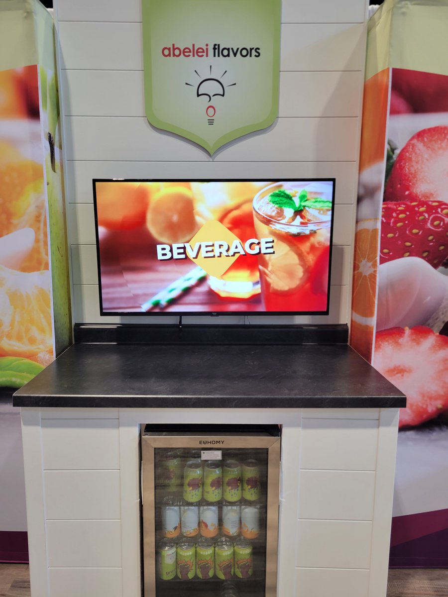 abeleiflavors's tweet photo. Day 1 of the IFT Expo. If you are attending, be sure to stop by booth #1603 and try our beverage samples. 

We are sampling our dragon fruit, melonberry, and peach-mango-passion fruit flavors. https://t.co/ww6t6XHaM3
