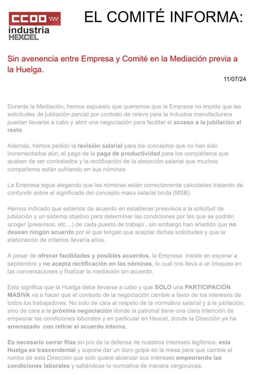 eduardoguti_'s tweet photo. En @MasMadrid rechazamos que https://t.co/DYX3Jf9XoT ponga en peligro el ambiente laboral sobre el que descansan sus niveles de productividad y calidad industrial, por unos centenares de miles de euros en la correcta aplicación de prejubilaciones con relevo y revision salarial. https://t.co/xKvkQHt2hT