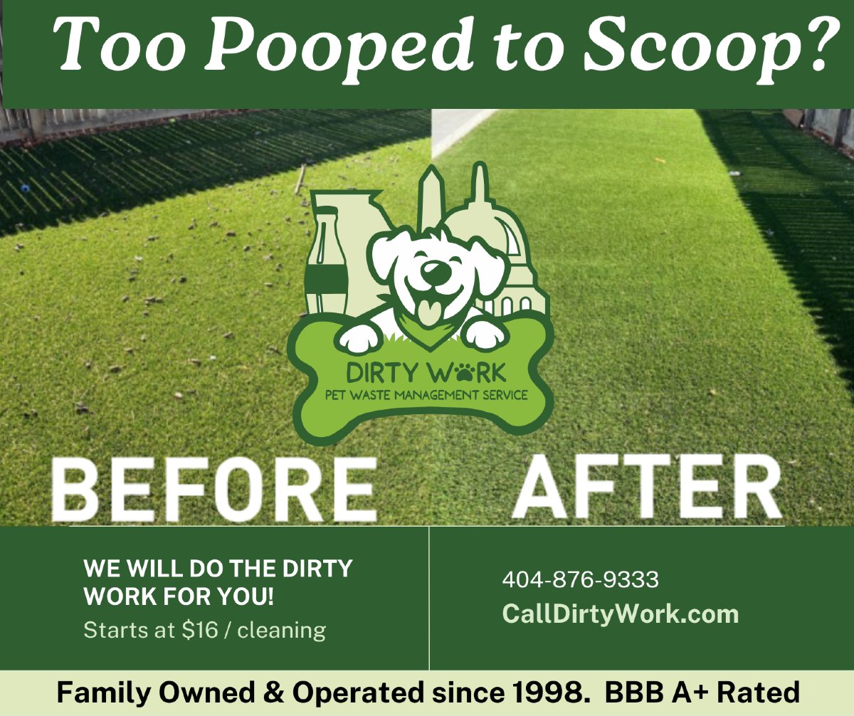 Dirty Work Pooper Scooper Service (@AtlantaScooper) / Posts / X