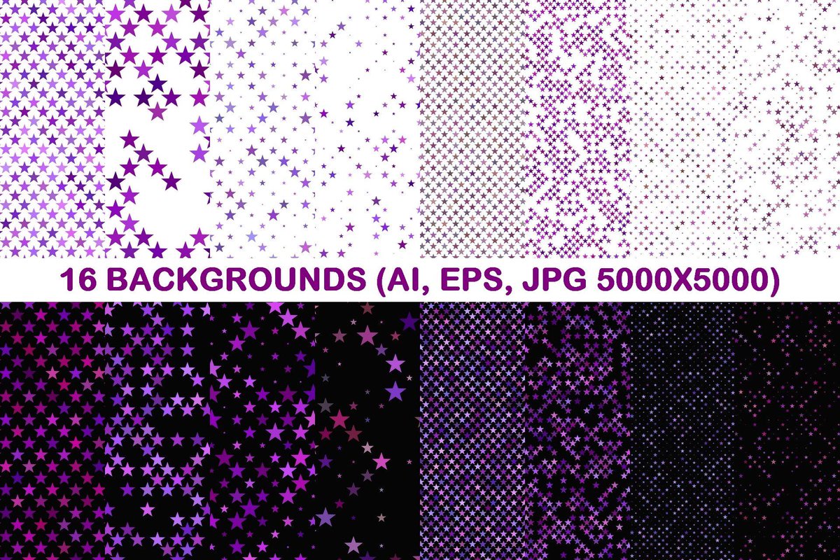 DavidZydd's tweet photo. 16 Purple Seamless Star Patterns https://t.co/T0NhSu0428 #BackgroundSets #BackgroundBundle #DiscountBackground #PatternCollections #geometry #cheap #BackgroundSet #PatternDesign #PremiumVectorBackgrounds #threetonepatterns #CheapVectorGraphics https://t.co/IOLQtK2PWT