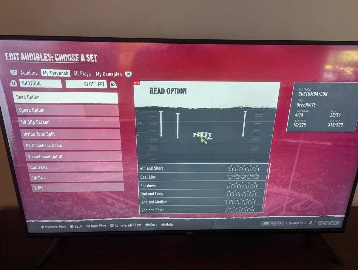 MattBrownEP's tweet photo. Custom playbooks are possible. Accessible via Create and Share via the main menu https://t.co/I1KrwlNR7K