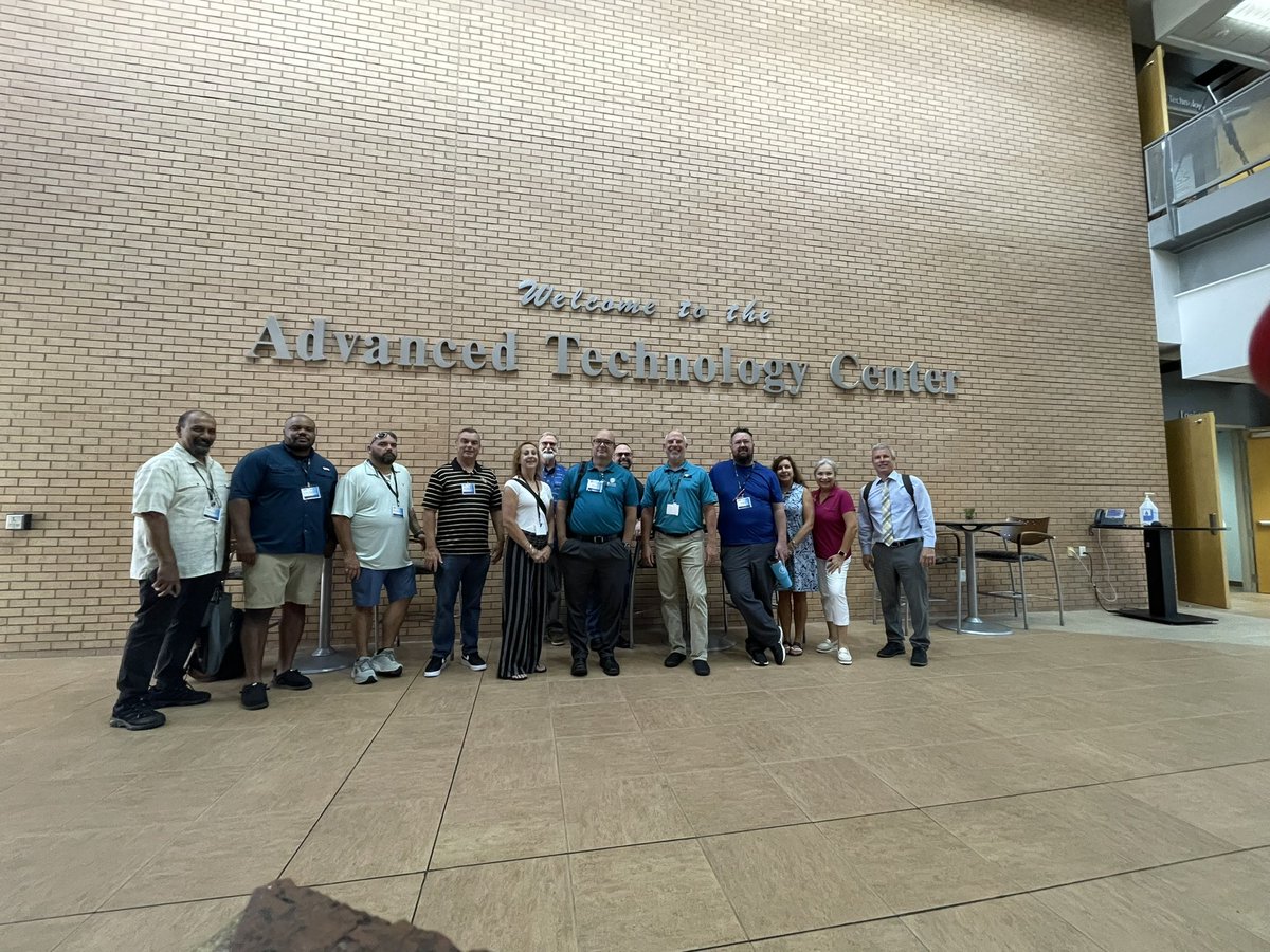 eranderee's tweet photo. Wrapping up a tour of @FSCJ_Official CTE programs - amazing facilities - send them your students because they have companies waiting to hire their grads #facte @floridafacte @FAITE_US https://t.co/zsIADzXViH