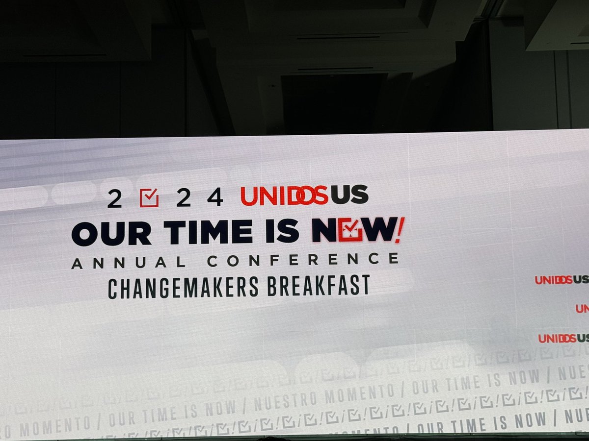 DrVincentRamos's tweet photo. Eddie Garza kicking off the UnidosUS conference this am at the ChangeMakers Breakfast. Inspirational talk! Latinos, Our Time is Now! https://t.co/84I7bruVgL