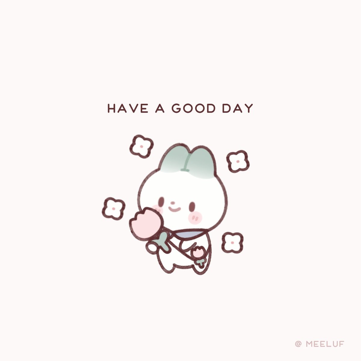 meelaffs's tweet photo. Bun wishes you a good day every day ✿ https://t.co/qsIOITfXYV