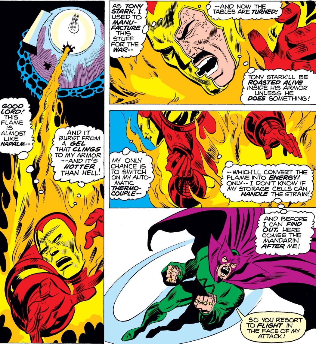 MarvelADay's tweet photo. #MarvelADay #IM69
Some say Stark will end in fire
Some say in ice
From what I've seen of Mandarin's desires
I hold with those that favor fire
JH https://t.co/zu4wqmQ7DS