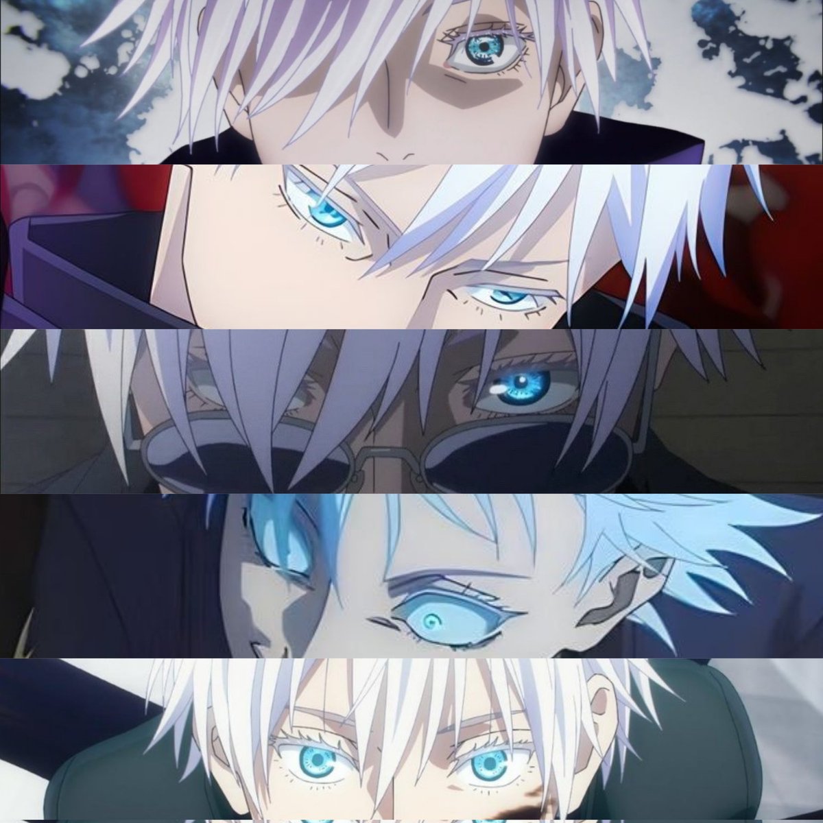 dailygojo_'s tweet photo. emotions by gojo's eyes https://t.co/r00YF8TsOV
