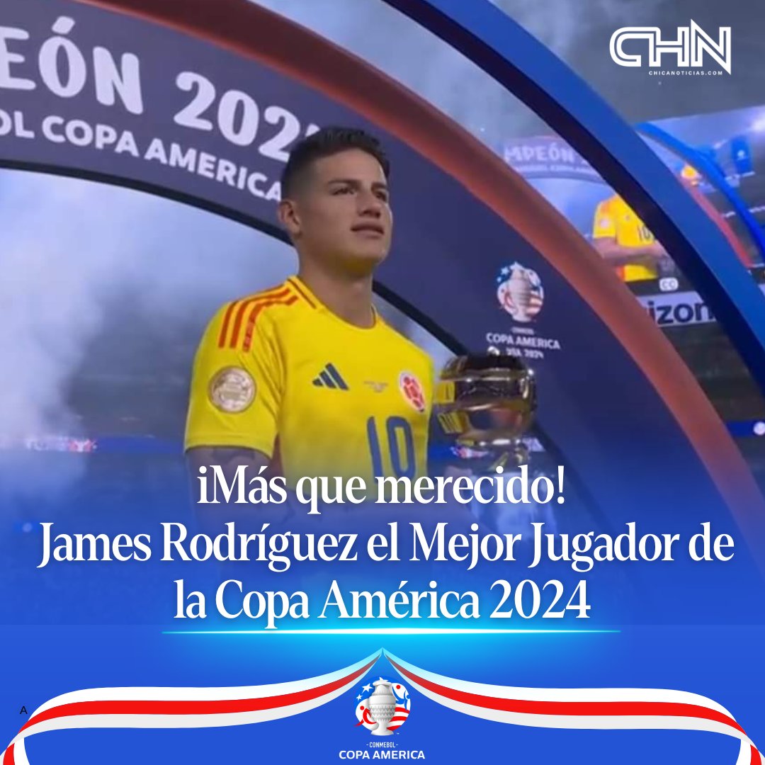 #Deportes I En un emocionante duelo entre los icónicos ’10’, James Rodríguez se destacó sobre Lionel Messi en la final de la Copa América, celebrada ante más de 65.300 espectadores en el Hard Rock Stadium de Miami, Estados Unidos. El colombiano fue galardonado como el mejor