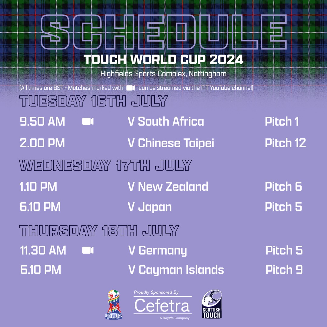Cefetra's tweet photo. We are delighted to be sponsoring Scotland Touch Rugby in the Touch World Cup 2024, hosted in Nottingham this week!
 
The tournament starts tomorrow for Scotland so make sure you catch some of the games!
 
#GoodLuck #TouchRugby #TouchWorldCup #TouchScotland #TeamCefetra https://t.co/BSuj7PJNdH