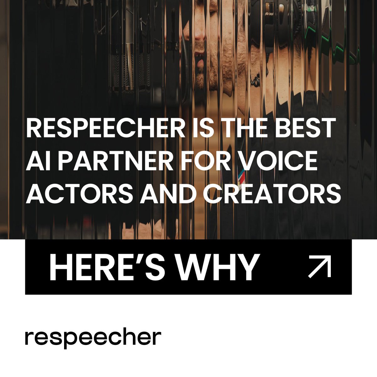 respeecher's tweet photo. Are you a content creator or a voice actor looking for a trusted AI partner? Choose Respeecher - the best one on the market.

Contact us today: https://t.co/vuZv1uIuEU

#ethicsinai  #createresponsibly #supportnotreplace #scalenotfail #yourreliableaivoicepartner #respeecher https://t.co/xd9P1TyOYz