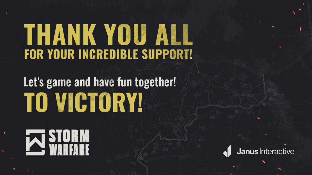 StormWarfare's tweet image. We are thrilled to see new gamers from all around the world joining us every day. This is just the beginning of an epic journey for Storm Warfare.

We are a band of gamers who are passionate about WWII strategy and TCG games just like you. We continuously work on improvements,…