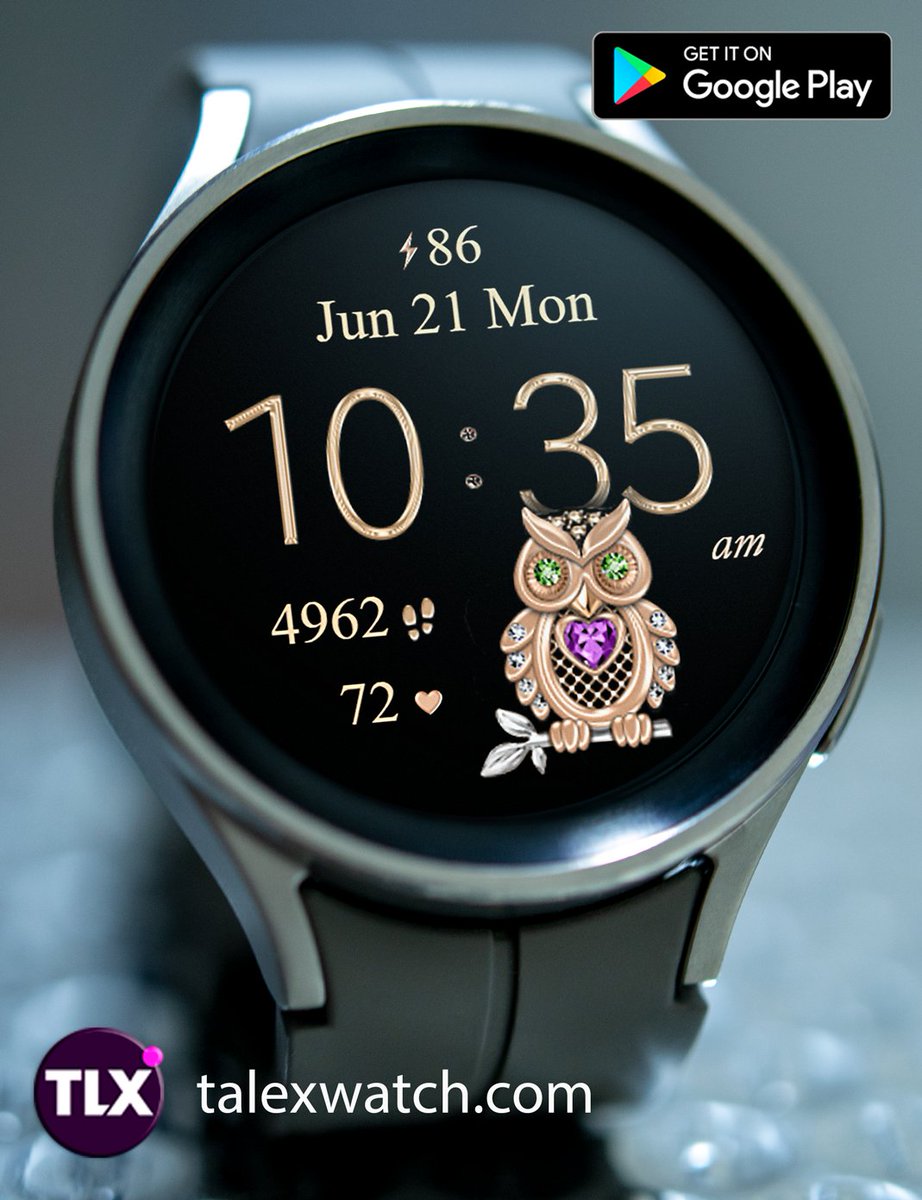watchstudio1's tweet photo. 7 Owls Watch  Face [Wear OS] https://t.co/V56U4edlsQ
Live. Realistic. Beautilful. 7 Owls + 7 border styles.
BUY ONE AND GET ONE FREE  Check description in Google Play
#WearOS #watchface #GalaxyWatchUltra #GalaxyWatch7 #GalaxyWatch6 #talexwatch #watchfaces #buyonegetonefree https://t.co/If3nftBsVH