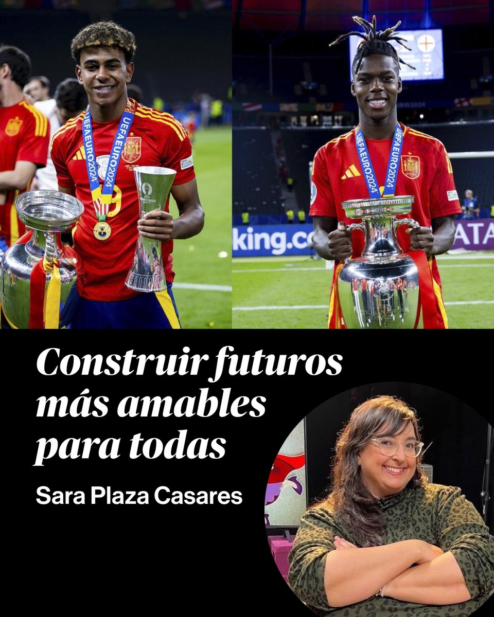ElSaltoDiario's tweet photo. ⚽️Opinión | "Muchos de los que este domingo celebraban la victoria decidieron obviar la política de fronteras que propició que familias como la de Williams se jugaran la vida para alcanzar España."

Por @SPlazaque 
https://t.co/Tas0TmblXg https://t.co/CRYXJd0Dd3