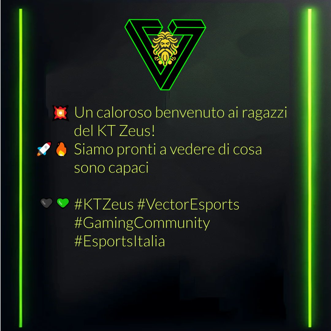 #KTZeus #vectoresports #GamingCommunity #esportsitalia