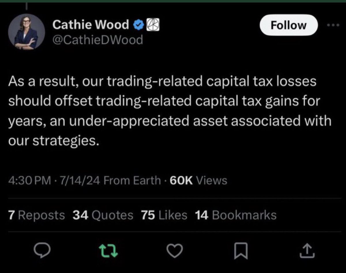CramerTracker's tweet photo. "We lost so much money, we'll never pay taxes again"

Lol. Lmao even. https://t.co/57SBu5PTso