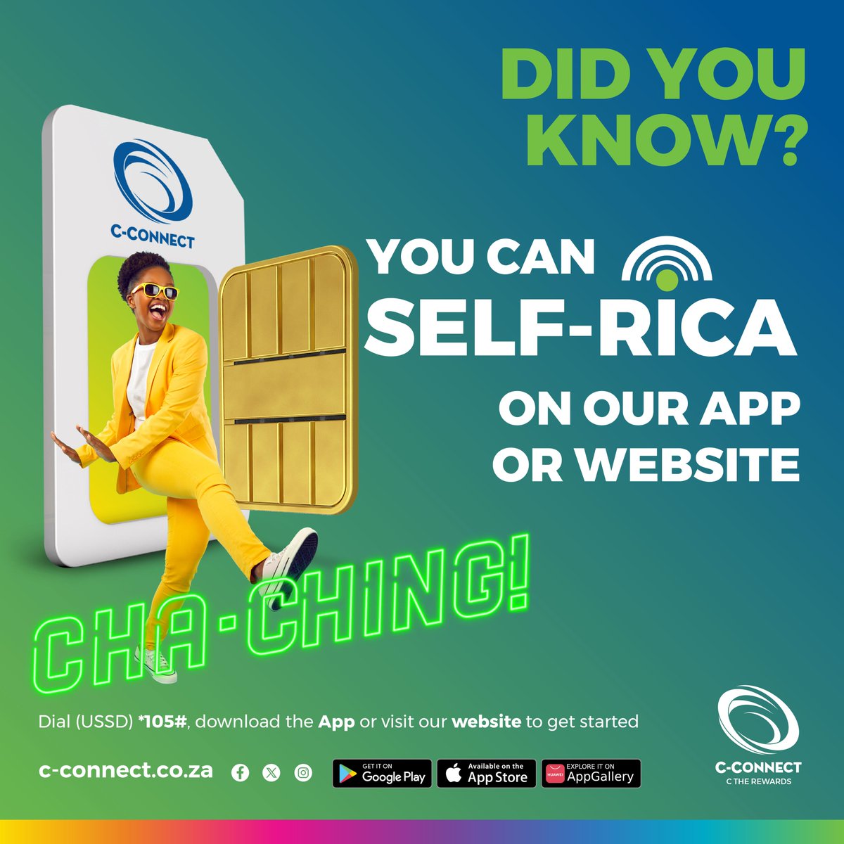 cconnectza's tweet photo. Did You Know? 🤔✨

Now you can easily SELF-RICA your SIM card from the comfort of your home!

Download the C-Connect App or visit our website to get started.

It's quick, easy, and convenient!

C-CONNECT C THE REWARDS

#CConnect #SelfRICA #GetConnected #StayConnected https://t.co/eDnVSCgmwg