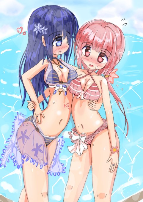 距離の近いやちよさんといろはちゃん 