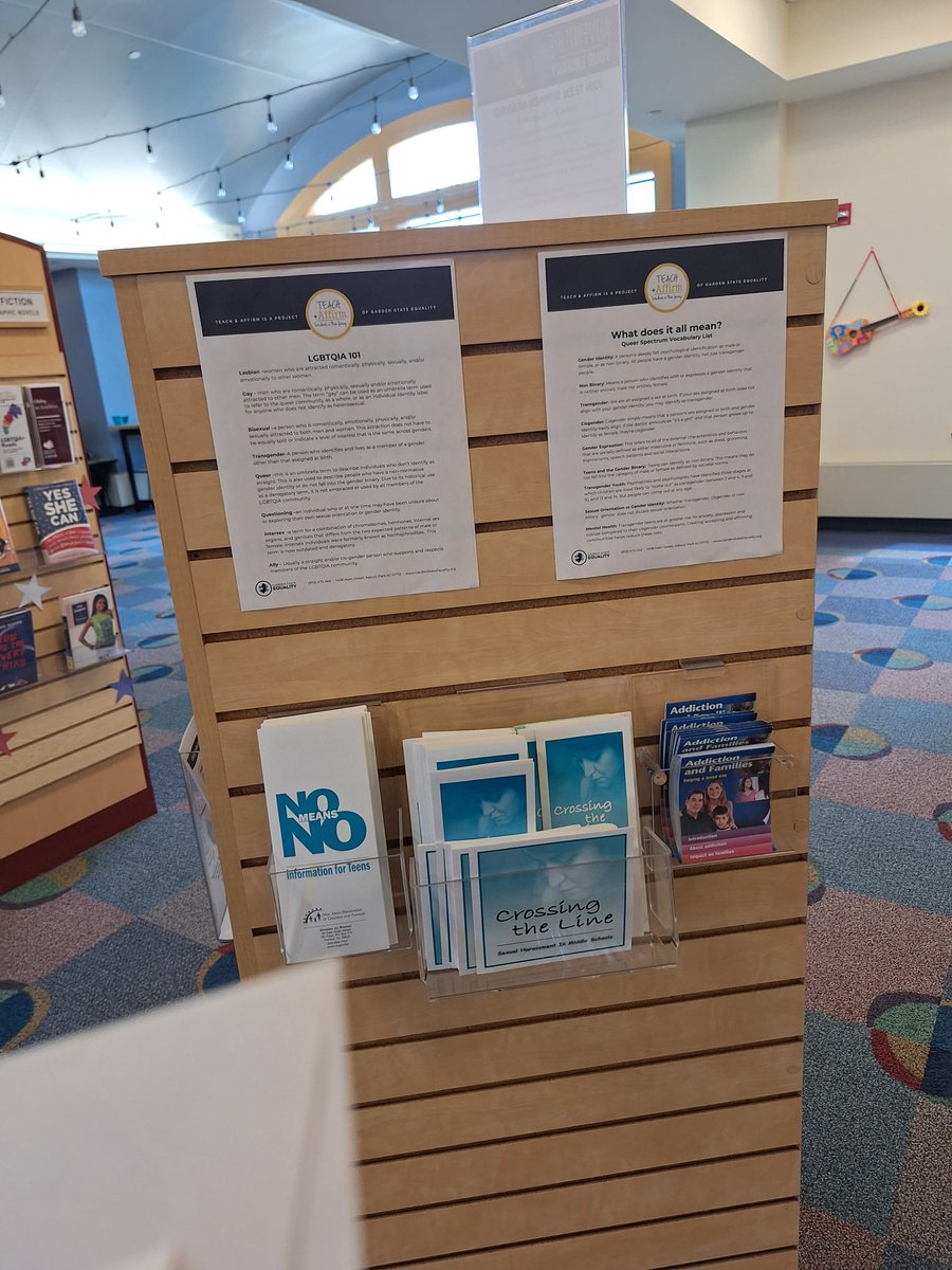 chayzarit's tweet photo. Located in the Cherry Hill Public Library, teen section, accessible to kids and teens. Dangerous taxpayer funded propaganda.
#chpl #cherryhill #publiclibrary #grooming #teen https://t.co/5rquXVgcqP