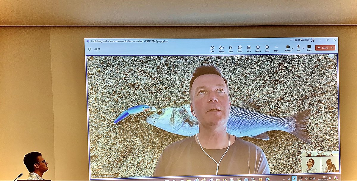 TheFSBI's tweet image. Just came to the end of a stellar session on publishing (particularly in #JFB) and science communication. Thank you to @micheljkaiser for beaming in with your wisdom and for the in-person wisdom from Wiley's Jennifer Seward and FSBI Publicity Coordinator,  @DrWillPerry!