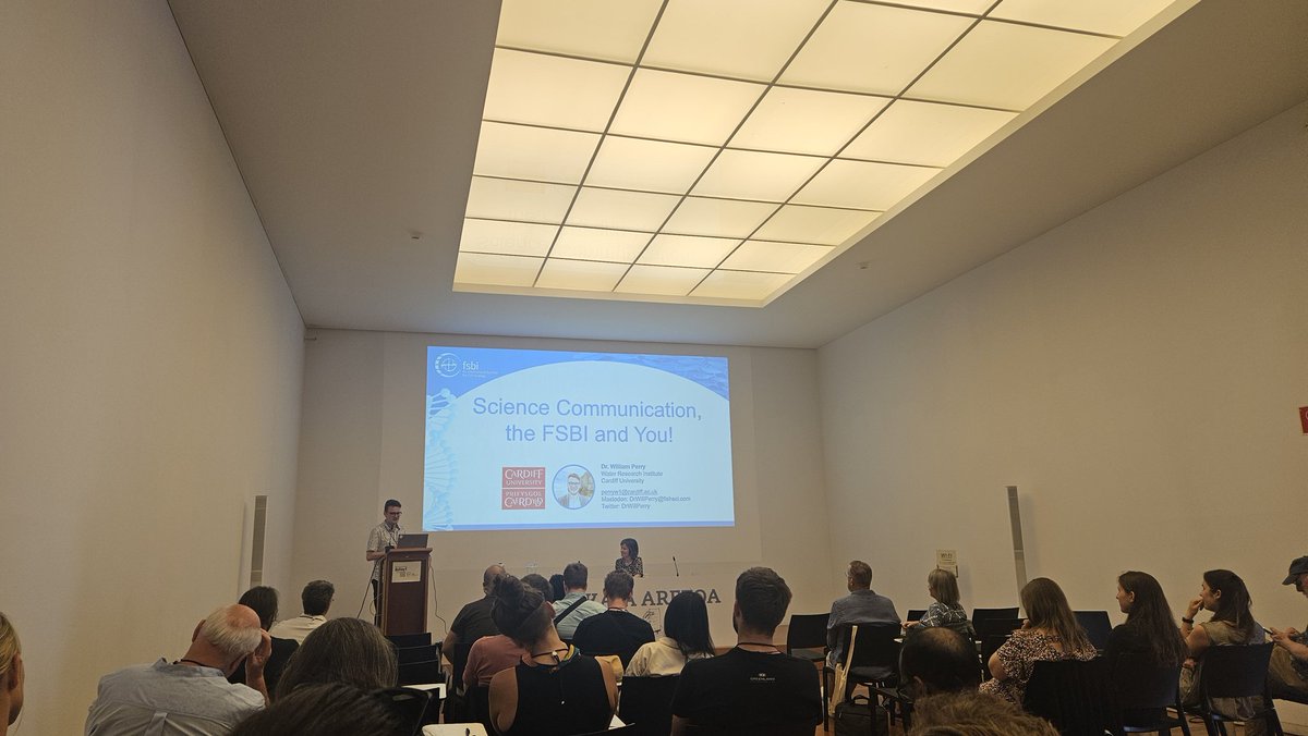 TheFSBI's tweet image. Just came to the end of a stellar session on publishing (particularly in #JFB) and science communication. Thank you to @micheljkaiser for beaming in with your wisdom and for the in-person wisdom from Wiley's Jennifer Seward and FSBI Publicity Coordinator,  @DrWillPerry!