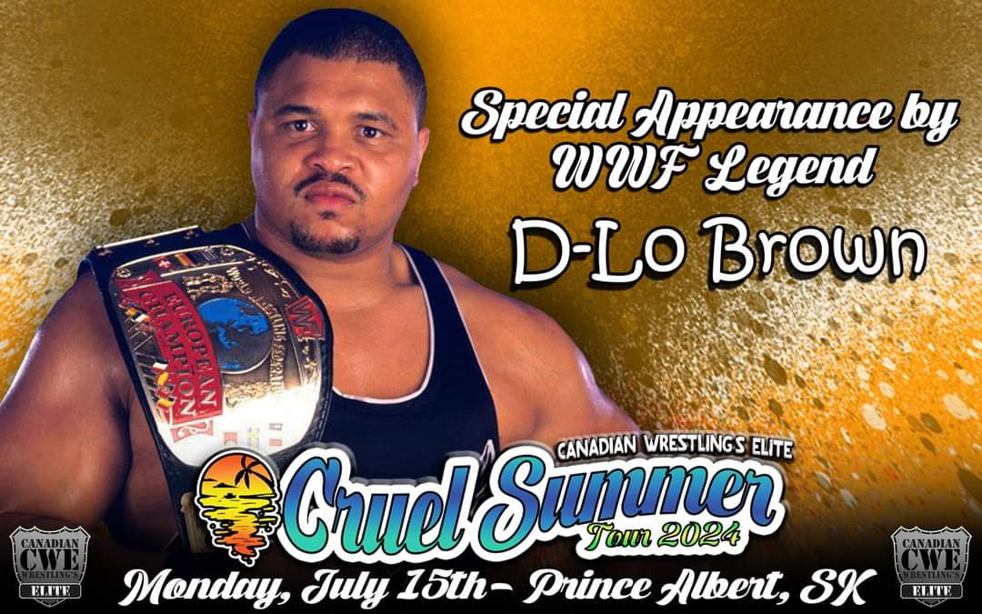 DanniDeeds's tweet photo. Today's the day for #PrinceAlbertSK!

@CWECanada featuring @dlobrown75!

Plus, @DanniDeeds v @fildeadly for the first time ever!

Tix at Colette Portamedic Services &amp; https://t.co/2FYKWmsE1P https://t.co/RZ8yiFbzky