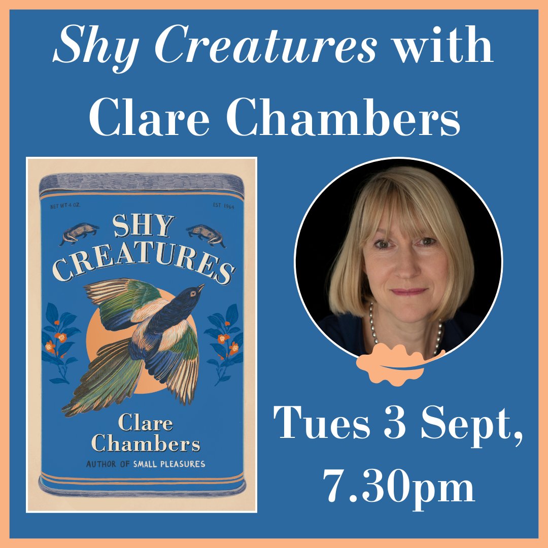 If you liked 'Small Pleasures', you'll love 'Shy Creatures' by Clare Chambers!

Join the conversation between beloved author Clare Chambers and award-winning journalist Marianne Jones at the bookshop.

sevenoaksbookshop.co.uk/an-evening-wit…