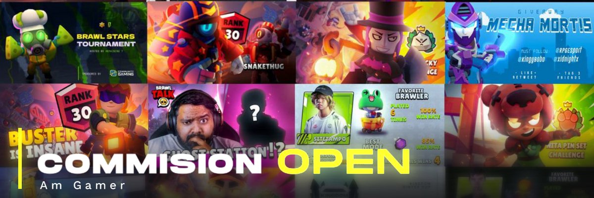 If Anyone Looking for *THUMBNAIL DESIGNER* Message me rn ‼️

Open for Brawl stars, Clash Royale and Squad Busters Thumbnails👀