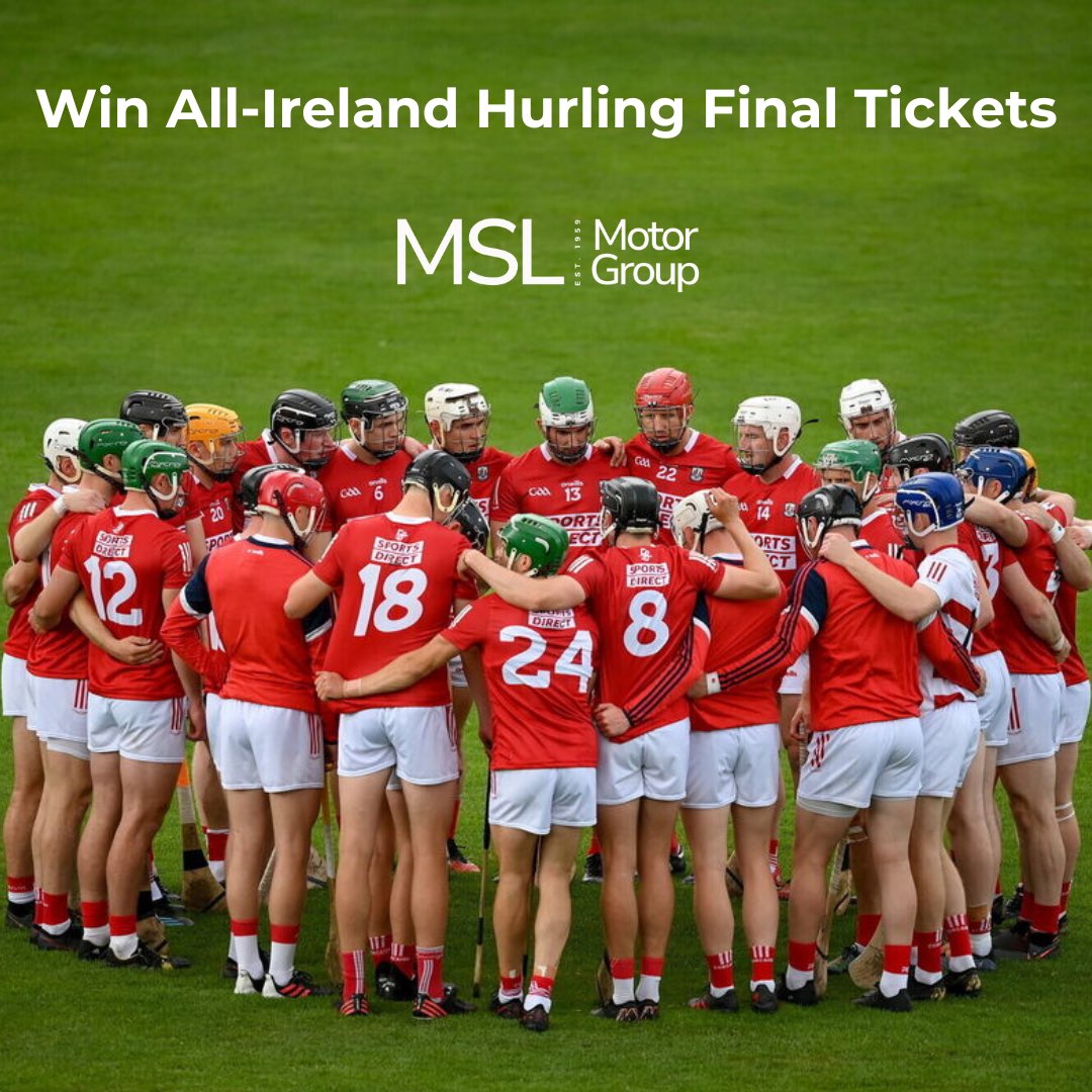 Fancy winning premium tickets to the All-Ireland Hurling Final between Cork and Clare this weekend? 

Head over to bydcork and mercedesbenzcork on Instagram to see how you can enter our competition! 

#MercedesBenzCork #BYDCork  #AllIrelandFinal