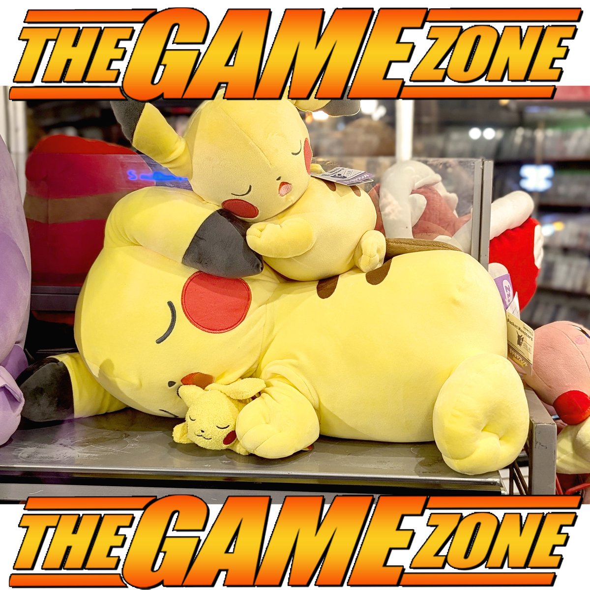TheGameZoneGZ's tweet photo. When it comes to awesome plush and toys, The Game Zone doesn't play around!!!
#pokemon #pokemonplush #pikachu #charizard #GottaCatchEmAll #NintendoCollectibles #PokemonGoodies #VideoGameMerch #parfum #racko #rocketville #spacecadets #dragonballz #marvel #thegamezone #hillsdalenj https://t.co/dJl4mm3TjL