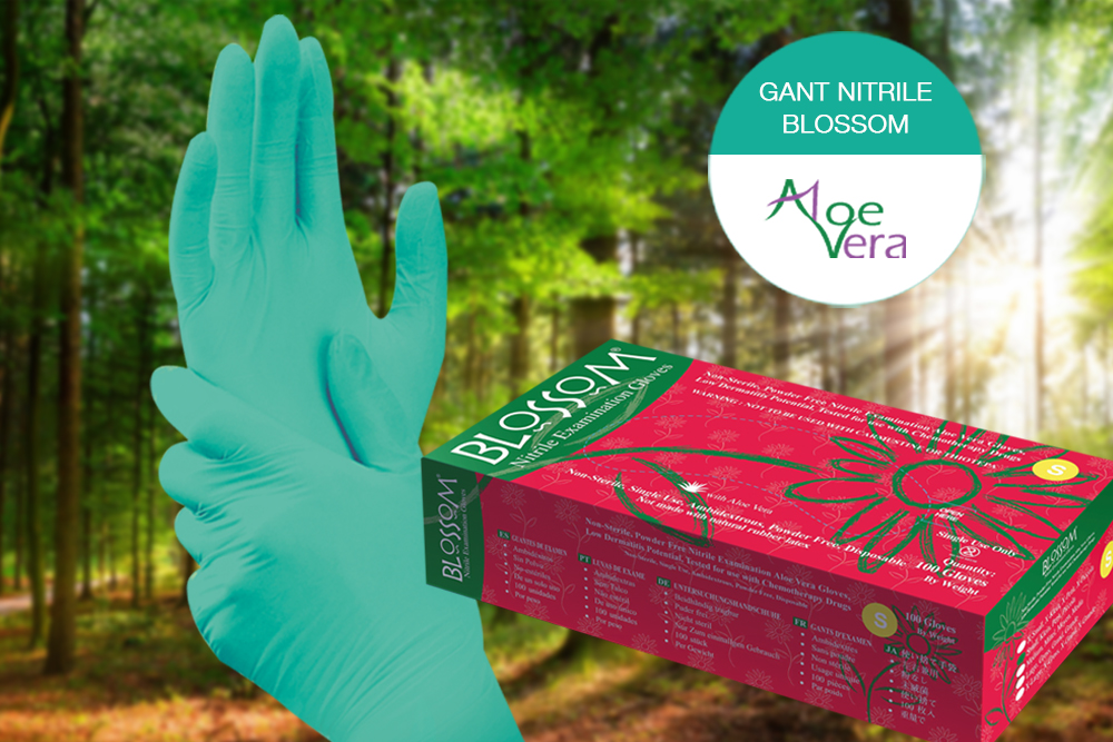 SanteliaFrance's tweet photo. Alliez la protection microbiologique et un véritable soin de beauté pour vos mains !
Le #gant #nitrile #Blossom à l'Aloe Vera est doux, légèrement texturé, souple et résistant.
Toutes les infos ici : https://t.co/nrqQXDGa7C  
#consommablesmedical #consommablesdentaires #hygiene https://t.co/EUumnpGs43