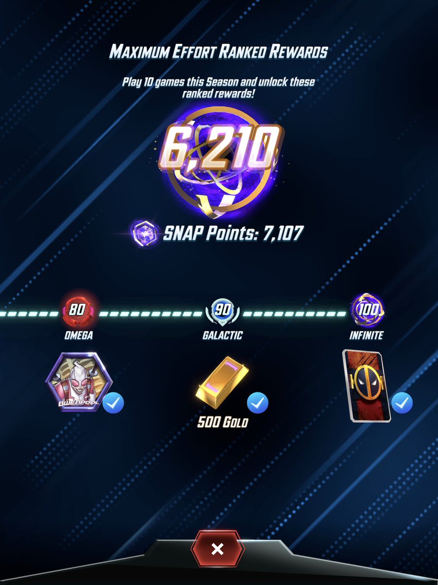 KFE_3_Snap's tweet photo. Sera is back! (not that she was ever gone)
Went all the way to infinite with this Sera-tech Arishem build. Turn 2 phastos &amp; turn 4 Sera feel OP at times.  Added White Widow during Bar Sinister hot location. @MarvelSnapRocks @MarvelSnapDecks @MarvelSnapZone https://t.co/I3QFdnOsCV