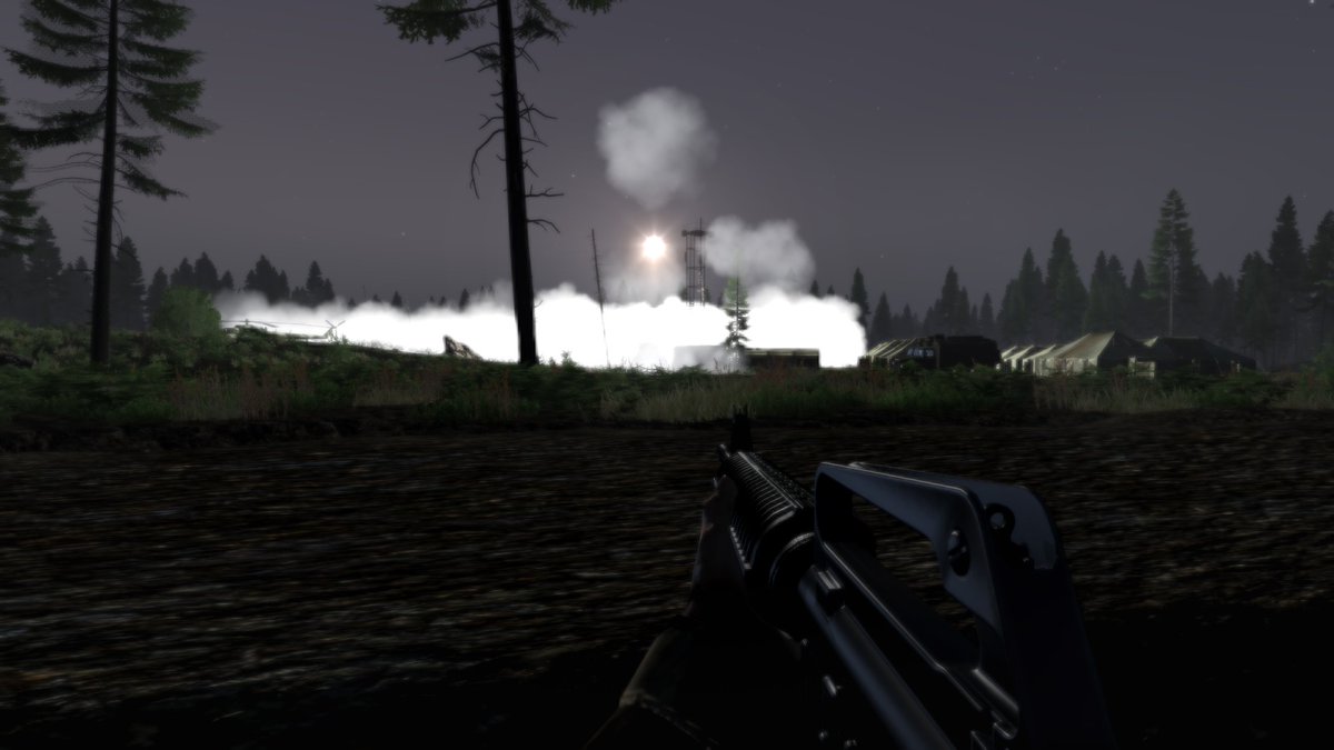 EuropeanRealism's tweet photo. This past Saturday was Operation Finnish Resolved. Here are some snaps from the evening.

Discord: https://t.co/sp184q8FPg 
#Arma3 #ArmaPhotography https://t.co/WgURO0tibh