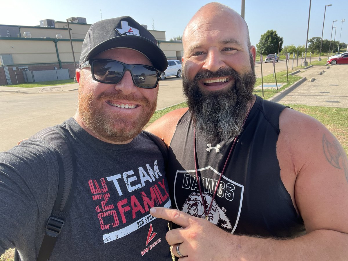 Love the relationships that coaching brought my way. Can’t wait to see what my brother <a href="/CoachJohnson61/">Jacob Johnson</a> and the Dawgs over at Millsap do this season!
