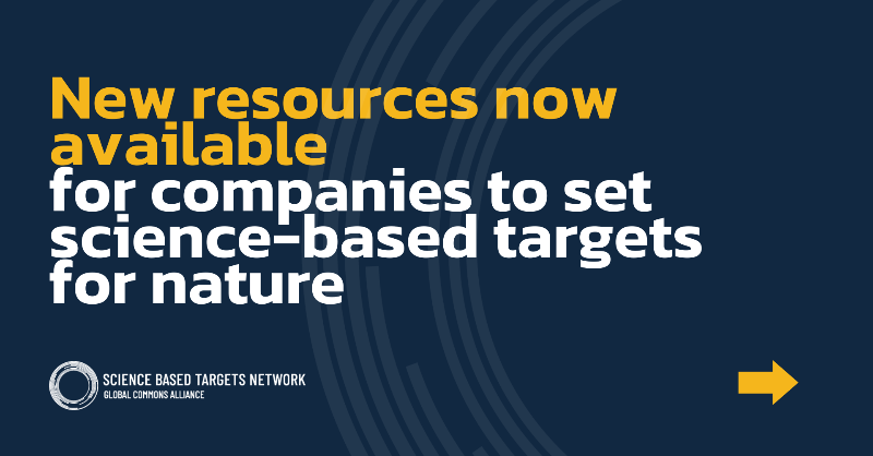 SBT_Network's tweet photo. 🚀 Have you explored our updated technical guidance and new enabling materials for companies to set #ScienceBasedTargets #ForNature yet?

Discover the latest guidance, informed by our trail-blazing cohort of pilot companies. 👇 

#SBTN #NaturePositive