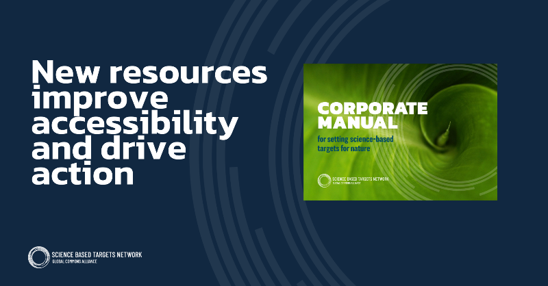 SBT_Network's tweet photo. 🚀 Have you explored our updated technical guidance and new enabling materials for companies to set #ScienceBasedTargets #ForNature yet?

Discover the latest guidance, informed by our trail-blazing cohort of pilot companies. 👇 

#SBTN #NaturePositive
