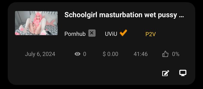 In fact, we have a 40-minute video with solo masturbation. Which we filmed 3 months ago. And all this