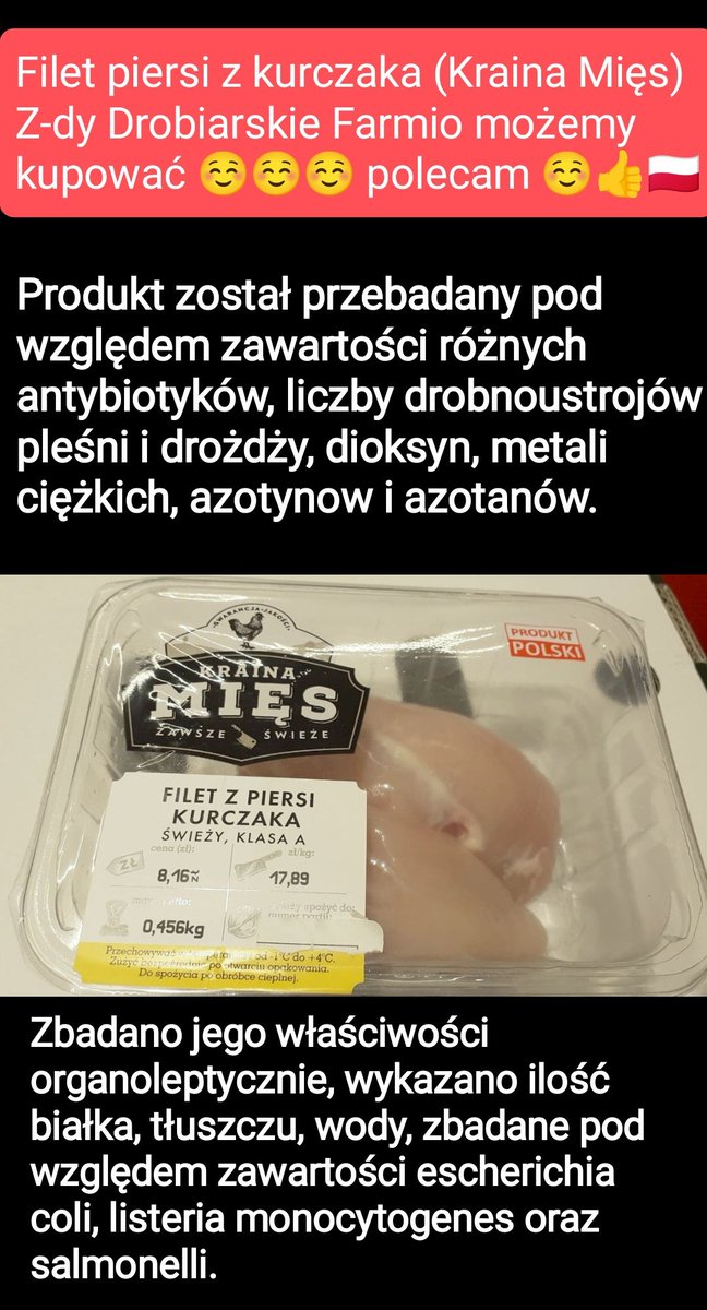 uwaga482ukraina's tweet photo. Pod poniższym linkiem dostępne są wyniki piersi z kurczaka
https://t.co/WSKfYhPGoH

Jeżeli podoba Ci się to co robię to możesz postawić mi kawę 🙂☕. Dziękuję

https://t.co/G6fIuDOggk https://t.co/HYk8tYTYIL
