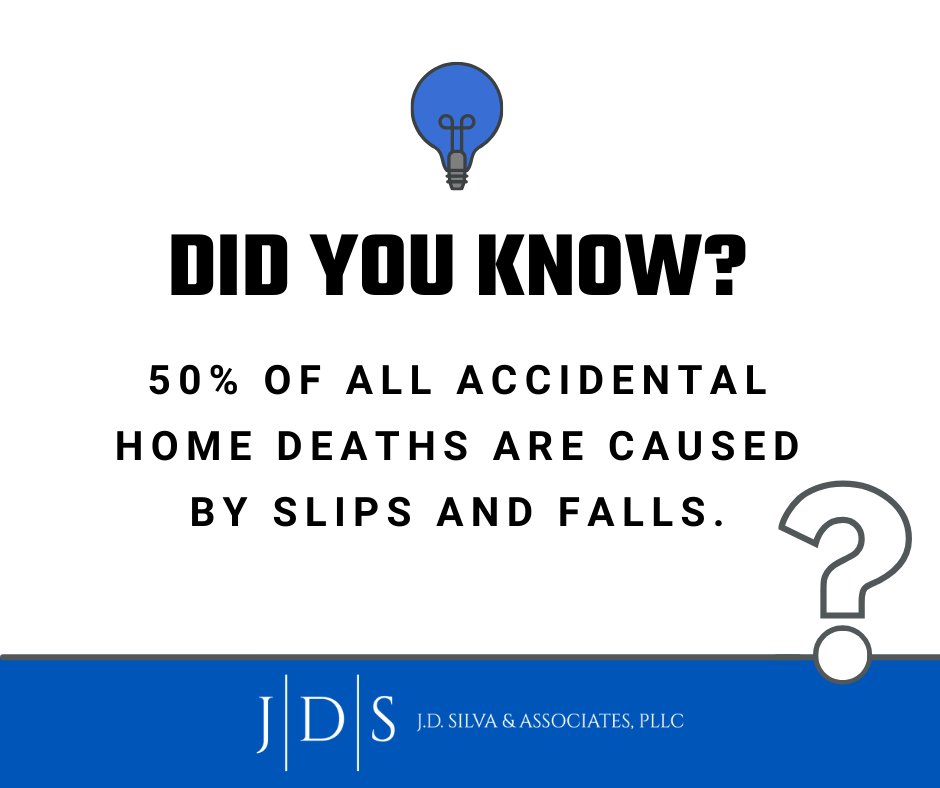 JDSilvaAssocLaw's tweet photo. In addition to causing accidental deaths, #slips and #falls lead to over 1 million emergency room visits each year: https://t.co/OEho3hywzR #SlipAndFallAccident #PersonalInjury https://t.co/JL2myfUhzA